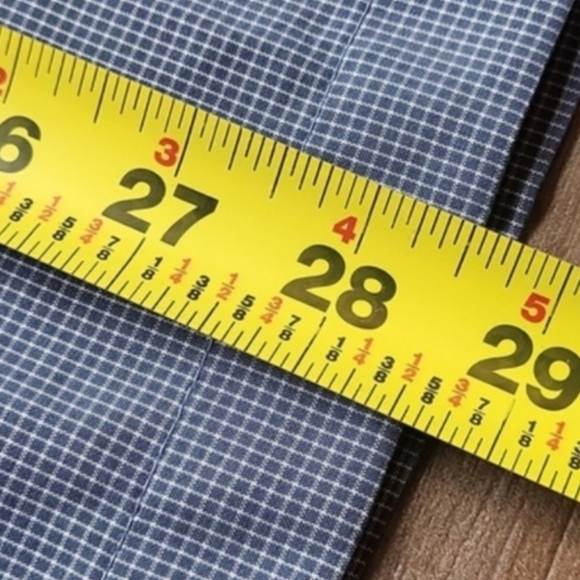 Quiksilver Blue & White Windowpane Plaid Short Sleeve Soft Modal Blend Shirt, S - Picture 8 of 13